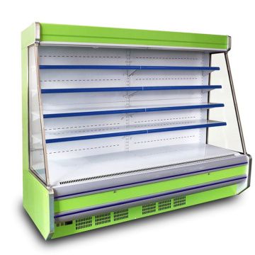 standing display cooler supermarket freezer with transparent glass door